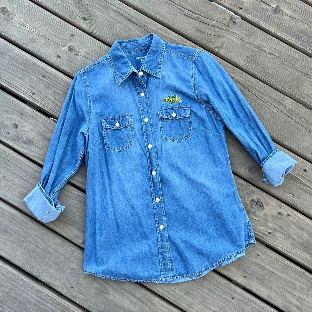 NDSU Denim Button Down Shirt